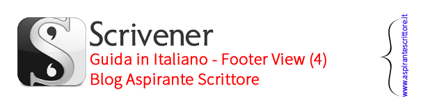 Scrivener guida italiano: footer view (4)