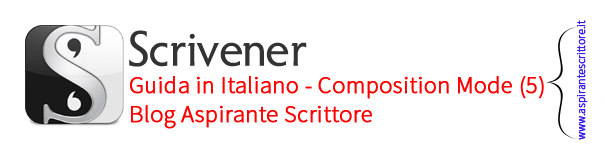 Scrivener guida italiano: composition mode (5)