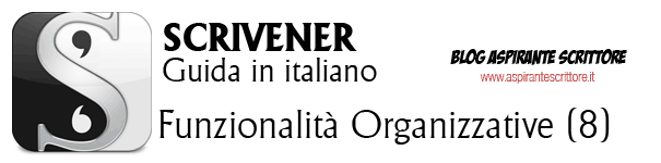 Scrivener guida italiano: funzionalità organizzative (8)